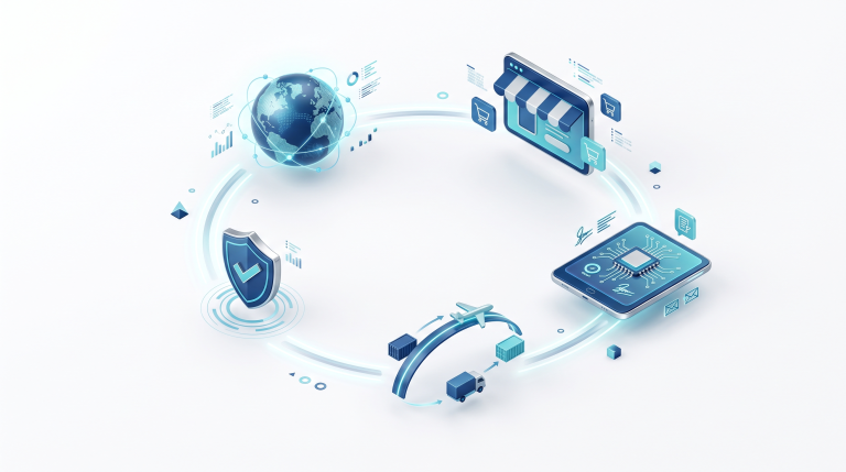Cross-border e-commerce steps: from market research to delivery and payment