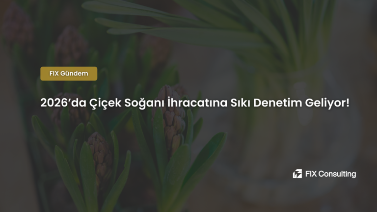 2026'da Çiçek Soğanı İhracatına Sıkı Denetim Geliyor!