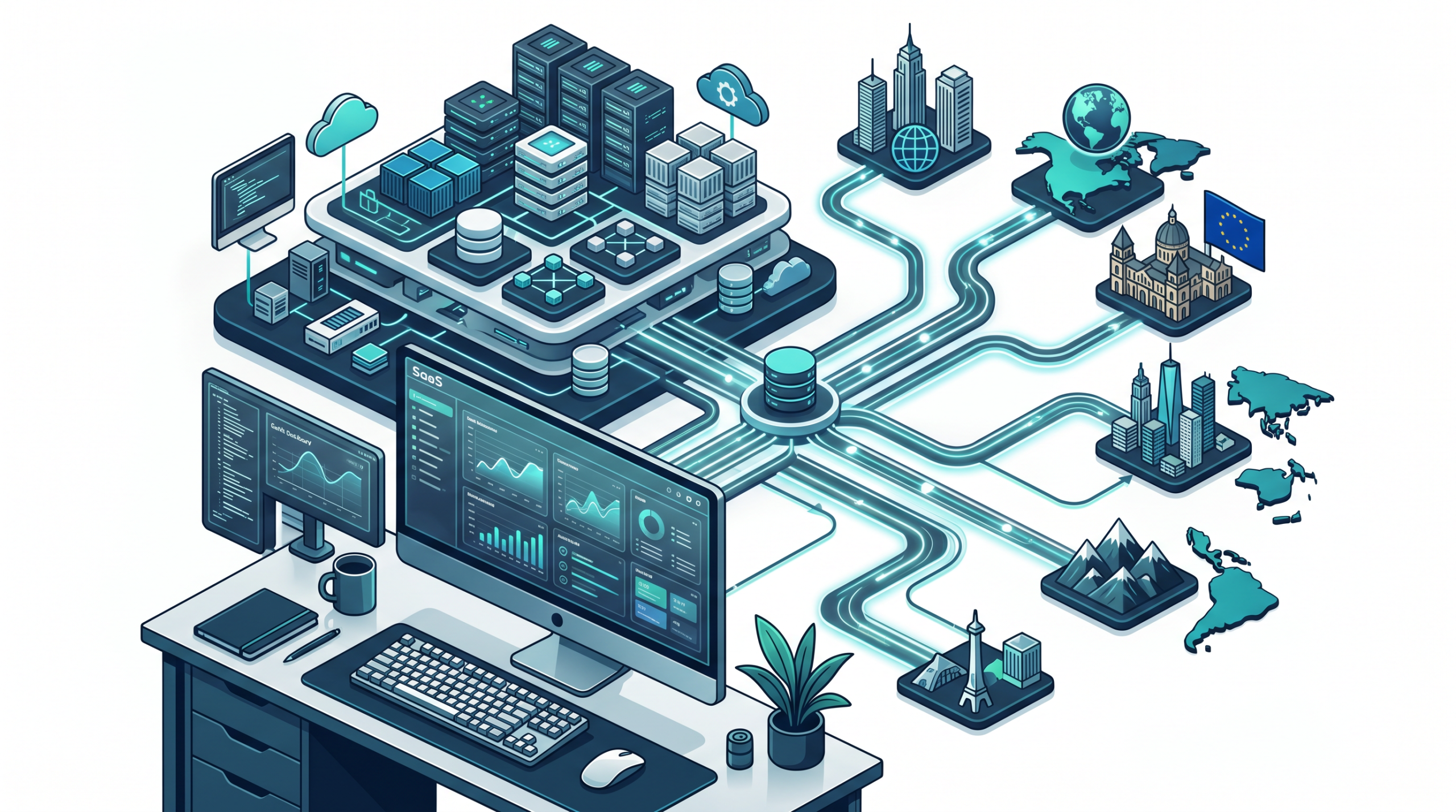 How software services are exported on SaaS and cloud infrastructure