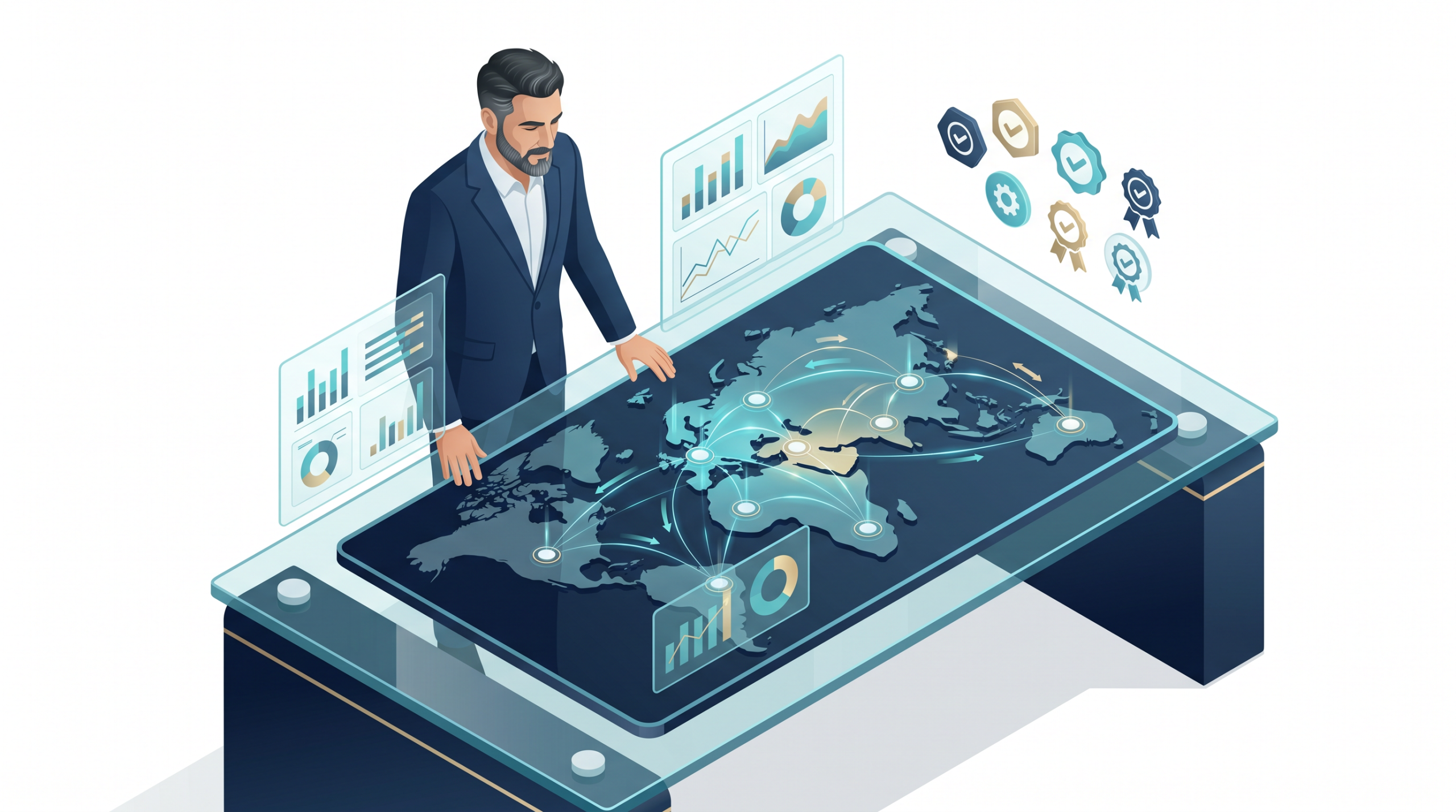 TURQUALITY® requirements: global brand strategy map and KPI dashboard