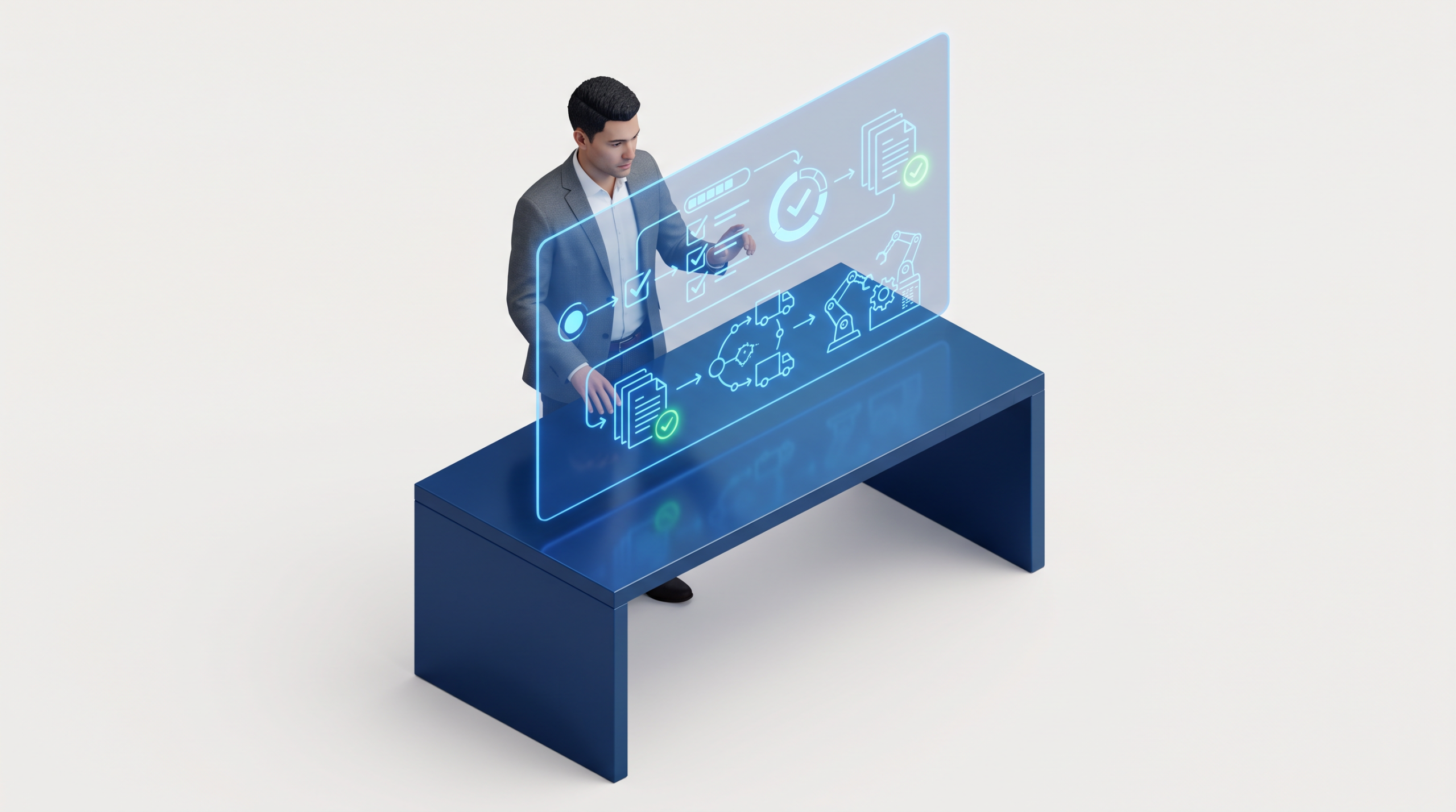 Preparing and approving a project file for a Ministry of Trade grant: process flow