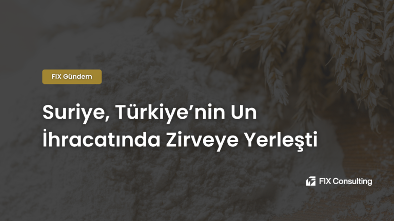 Suriye, Türkiye'nin Un İhracatında Zirveye Yerleşti