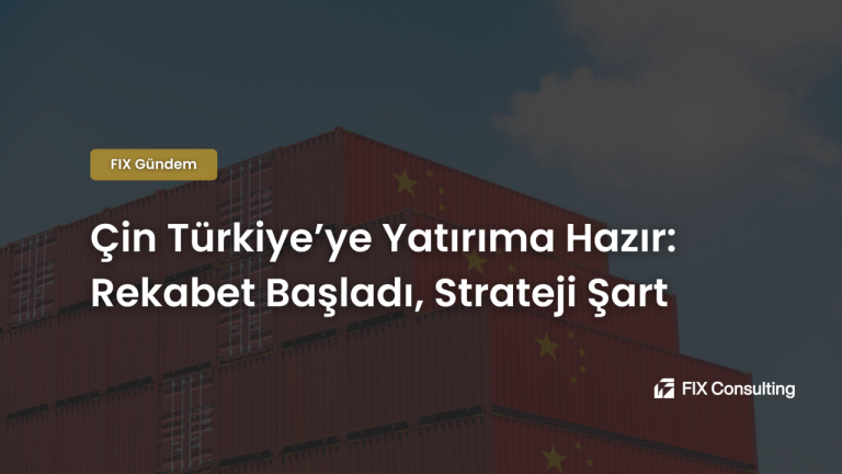 Çin Türkiye'ye Yatırıma Hazır: Rekabet Başladı, Strateji Şart