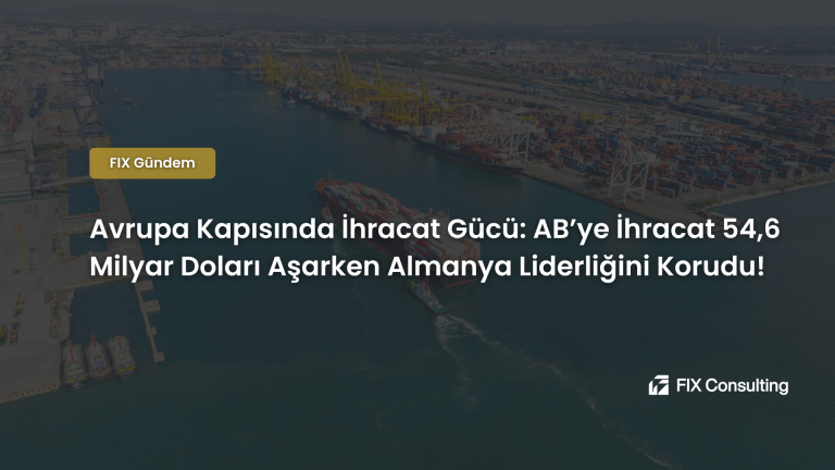 Avrupa Kapısında İhracat Gücü: AB'ye İhracat 54,6 Milyar Doları Aşarken Almanya Liderliğini Korudu!