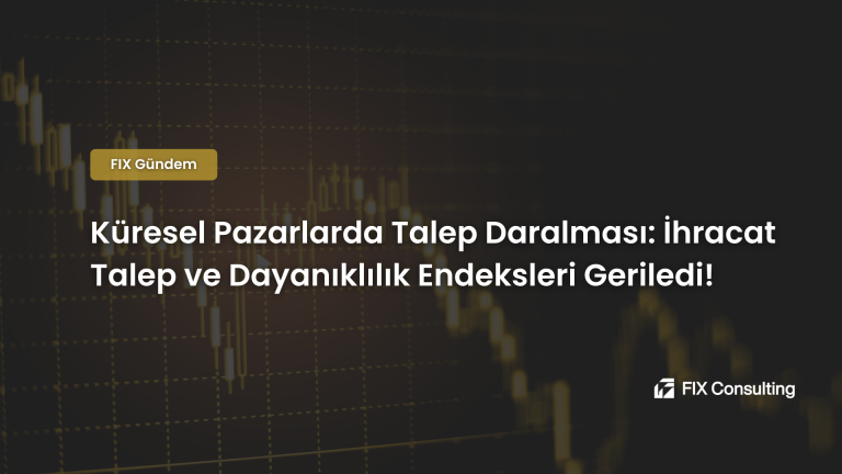 Küresel Pazarlarda Talep Daralması: İhracat Talep ve Dayanıklılık Endeksleri Geriledi!